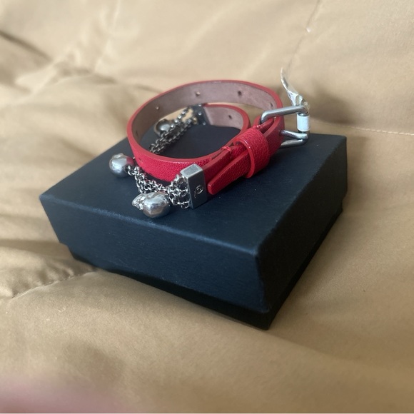 NWT Alexander McQueen Skull double wrap bracelet - Picture 5 of 5